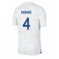 Frankreich Raphael Varane #4 Auswärtstrikot WM 2022 Kurzarm
